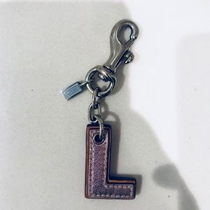 Coach “L” Keychain